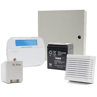 DSC HS32-119CP01 PowerSeries Neo HS2032NK Alarm Control Panel Kit with CP01 Software in PC5003C Cabinet, 7-Piece, Includes HS2LCDRF9ENG Keypad, SD15WULF, BD4-12 and PTD1640U
