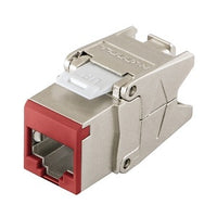 Hubbell HJS6R24 NEXTSPEED Shielded CAT6 Jack, 24-Pack, Red