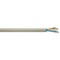 Hubbell C6ASPDSGY NEXTSPEED, CAT6A Cable, Discontinuous Shield, 23 AWG, Reel in Box, UTP, Plenum, Gray, 1000'
