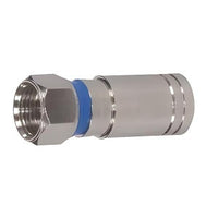 Hubbell FRG625 Audio / Video Connector, RG6, Compression, 25-Pack
