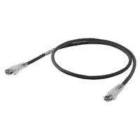 Hubbell HC6BK15 NextSpeed CAT6 UTP Patch Cord, Slim, Black