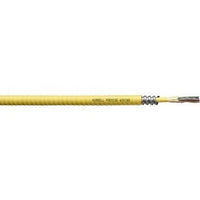 Hubbell HFCB19024PS 24-Strand Tight Buffer Cable, Indoor / Outdoor, Plenum, Armored, OS2, SM, Yellow Jacket