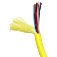 Hubbell HFCD1006PS 6-Fiber Indoor Tight Buffer Distribution Cable, Singlemode, Yellow