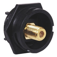 Hubbell HIF Hi-Impact F-Connector, Black