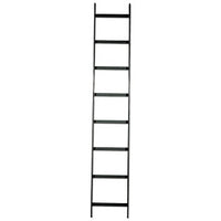Hubbell HLS1018B Wired Ladder and Ladder Connector, 10' L x 18" W, Black