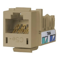 Hubbell HXJ5EEI24 CAT5e Keystone Jack 8POS UNI A/B EI, 24-Pack
