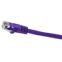 Hubbell NSC6P07 netSELECT 24/8 CAT6 Patch Cord, Slim, Snagless, PVC-CM, 7' Purple