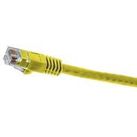 Hubbell NSC6Y15 netSELECT 24/8 CAT6 Patch Cord, Slim, Snagless, PVC-CM, 15' Yellow