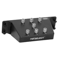 Hubbell NSOVM62G netSELECT Module with 6-Way Coax, 2.3 GHz, Plastic