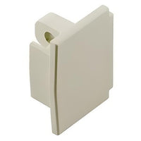 Hubbell PL1ECW Lanktrak End Cap, White