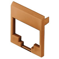 Hubbell SJFOR HJS Series Jack Face, 2.5"x3.5", 100-Pack, Orange