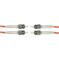Hubbell DFPCSTSTC10MM Fiber Patch Cord, Plenum, OM1, Duplex, ST-ST, 10m