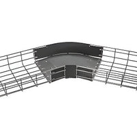 Hubbell HBT450220SW Wire Basket, Preform Radius 45, 2"H x 20"W, Pre-Galvanized