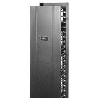 Hubbell VM813 Cable Management, MAX Series, Vertical, 8" Wide, 13" Deep, With Gates and Spools