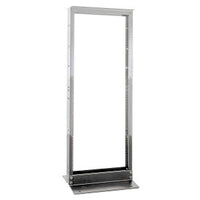 Hubbell HPW48RR23ML Rack Relay, 48" H 23" W, 24U, Aluminum, Mill