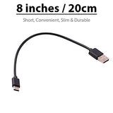 8Inch Usb Type-C Cable For Lg Stylo 4+ Also Fast Quick Charges Plus Data Transfe