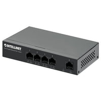5-Port Gigabit Ethernet PoE+ Switch, IEEE 802.3at/af Compliant, Wall-mount Option