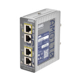 AMG Systems AMG110-2X-SP Dual Channel Industrial PoE Surge Protector, 95W PoE Support, DIN Rail / Wall Mount