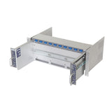 AMG Systems AMG2034-12-RP-DD 4U Rack Chassis with Dual 12V Power Supplies and Fault Relay for DIN Rail Equipment