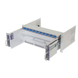 AMG Systems AMG2034-56-RP-DD 4U Rack Chassis with Dual 56V Power Supplies and Fault Relay for DIN Rail Equipment
