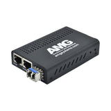 AMG Systems AMG210M-2G-1SM2 2+1 Commercial Media Converter, 2-Port 10/100/1000Base-T(x) RJ45, 1-Port 1000Base-Fx, Multimode, 2-Fiber, 850nm, LC Connectors