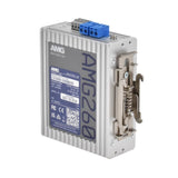 AMG Systems AMG260-2GBT-1S-P180 Series 2+1 Port Industrial PoE Media Converter, DIP-Switch Functions, 2 x 52-56VDC Power Inputs, Fault Relay