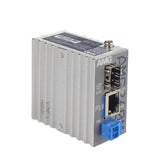 AMG Systems AMG260M-1GBT-1S-P90 Series Industrial PoE Mini Media Converter, 1 x 10/100/1000Base-T(x) RJ45 Port, 1 x 100/1000Base-Fx SFP Port
