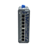 AMG Systems AMG350-8G Series Industrial 8-Port Unmanaged Switch, 8 x 10/100/1000Base-T(x) RJ45 Ports, 12-56VDC Power Input