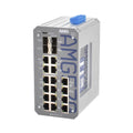 AMG Systems AMG570-16G-4S Series Layer 2+ Managed Industrial Ethernet Switch with 16x 10/100/1000TX, 4x SFP Ports