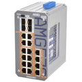 AMG Systems AMG570-16GAT-4S-P360 Series Layer 2+ Managed Industrial Ethernet Switch with 16x 10/100/1000TX (PoE), 4x SFP Ports