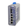 AMG Systems AMG570-2GBT-2GAT-2S-P240-KS1 Series Kit Layer 2 Managed Industrial Ethernet Switch with 2x 60/90W PoE, 2x30W PoE, 2x SFP Ports, 52V PSU, 2x 1Gb SM SFP, 500m