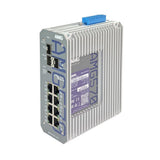 AMG Systems AMG570-8GAT-3S-P240-LV Series Industrial 11-Port Managed Switch, 8 x 10/100/1000Base-T(x) RJ45 Ports, 3 x 100/1000/2.5G Base-FX SFP Ports
