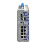 AMG Systems AMG570-8GAT-3S-P240-LV Series Industrial 11-Port Managed Switch, 8 x 10/100/1000Base-T(x) RJ45 Ports, 3 x 100/1000/2.5G Base-FX SFP Ports