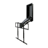 MantelMount MM860 Automated TV Mount, Auto-Temperature Sensing and Retraction, Black Matte