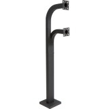 Pedestal Pro 58-9C-D 58" Dual Height Gooseneck Pedestal - Dual Channel