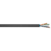 Hubbell C6ASPDSBK NEXTSPEED, CAT6A Cable, Discontinuous Shield, 23 AWG, Reel in Box, UTP, Plenum, Black, 1000'
