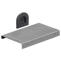 Hubbell HBL3046H2GY HBL3000 Series Metal Raceway Tap Off Fitting, Gray