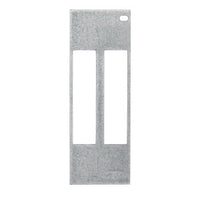 Hubbell FB10MPTRAC 1-Gang Mounting Plate, 2-Openings Accommodate 6-TracJack