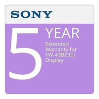 Sony Pro SPS43BZ30JEW5 Extended Warranty Service Plan for Sony FW-43BZ30J 43" BRAVIA Professional Display