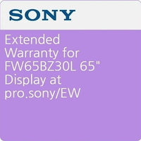 Sony Pro SPS65BZ30LEW5 Extended Warranty Service Plan for Sony FW-65BZ30L 65" BRAVIA Professional Display