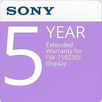 Sony Pro SPS75BZ30JEW5 Extended Warranty Service Plan for Sony FW-75BZ30J 75" BRAVIA Professional Display