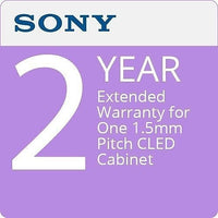 Sony Pro SPSLED15A2EW Extended Warranty for One 1.5mm Pitch CLED Cabinet, 2-Year