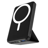 Magsafe Battery Pack, Foldable 10000Mah Magnetic Power Bank With Usb-C Cable Led
