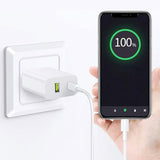Usb C Charger Block, Dual Port Type C Wall Charger Fast Charging 20W Power Adapt