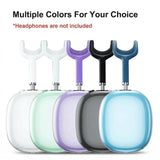 In 1 Case Cover For Airpods Max, Clear Tpu Ear Cup Protectors & Silicone Earpad