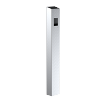Pedestal Pro 64TOW-AKUV-03-304 47" Stainless Pedestal - Akuvox E18 Surface Mount Intercom