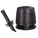 TruAudio AS-360 2-Way 6.5" Landscape Outdoor Speaker, 3 Tweeters, 3-50 Watts, 8 Ohms / 70V Switchable, with Base