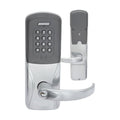 Schlage AD-400-993R-70-MT-ATH-626-B-RH AD Series Wireless Exit Device Trim with Multi‑Technology Reader 70 Function Right Hand, Satin Chrome