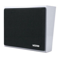 Valcom VIP-430A-IC InformaCAST One-Way/Talkback IP Metal Wall Speaker, Black Grille, Gray
