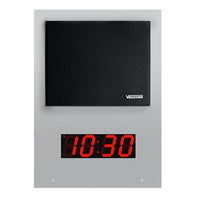 Valcom VIP-432A-DF-IC IP Digital Clock / Speaker 4-Digit, One-Way or Talkback Programmable, InformaCast